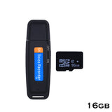 Enregistreur vocal USB + Carte SD 16GB OFFERTE