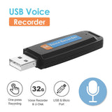 Enregistreur vocal USB + Carte SD 16GB OFFERTE