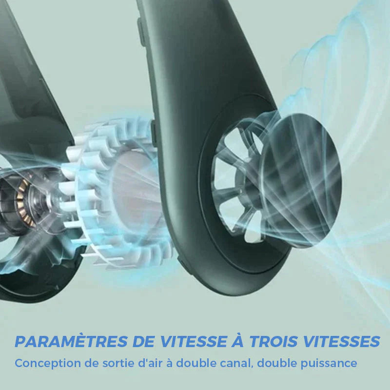 Ventilateur tour de cou - 3 vitesses