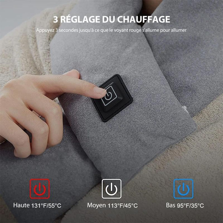 Écharpe chauffante USB mixte