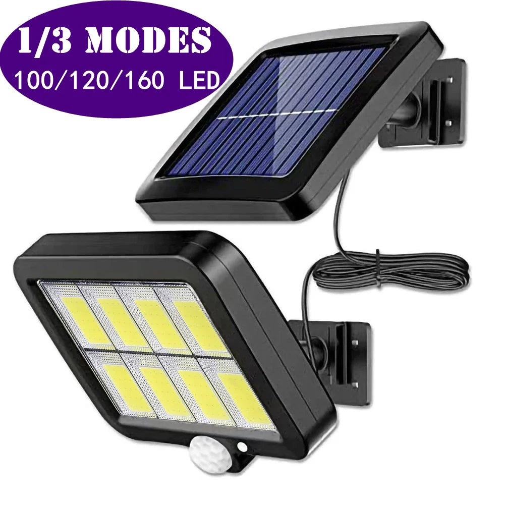 Lampe Solaire 106LED Applique Murale Étanche