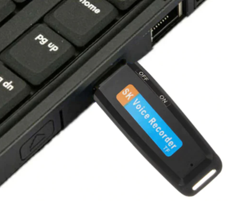 Enregistreur vocal USB + Carte SD 16GB OFFERTE