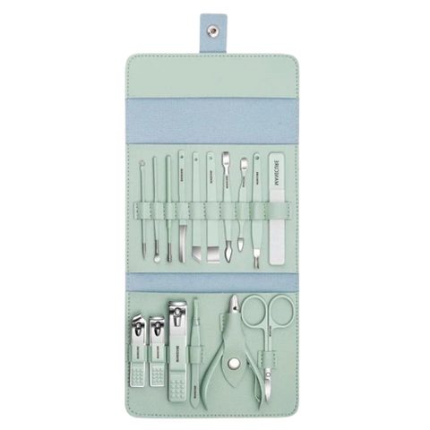 Kit coupe ongles professionnel portable - 16PCS