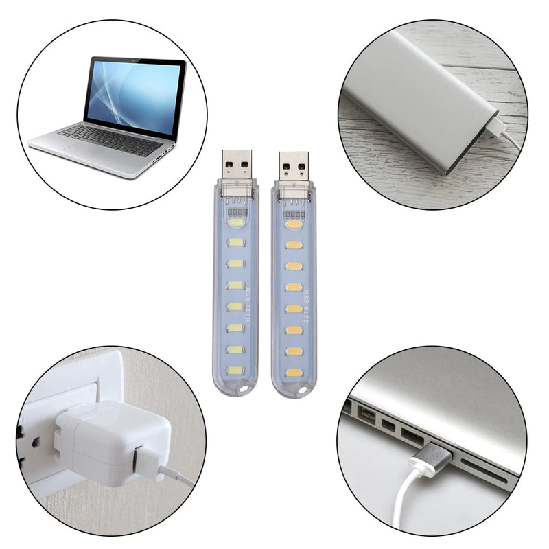 Lot de 4 Mini Lampes LED USB