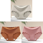 Lot de 3 culottes sans coutures et élastiques