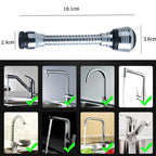 Lot de 3 extensions douchettes robinets