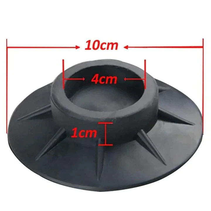 4x Coussins anti-vibrations pour machine à laver
