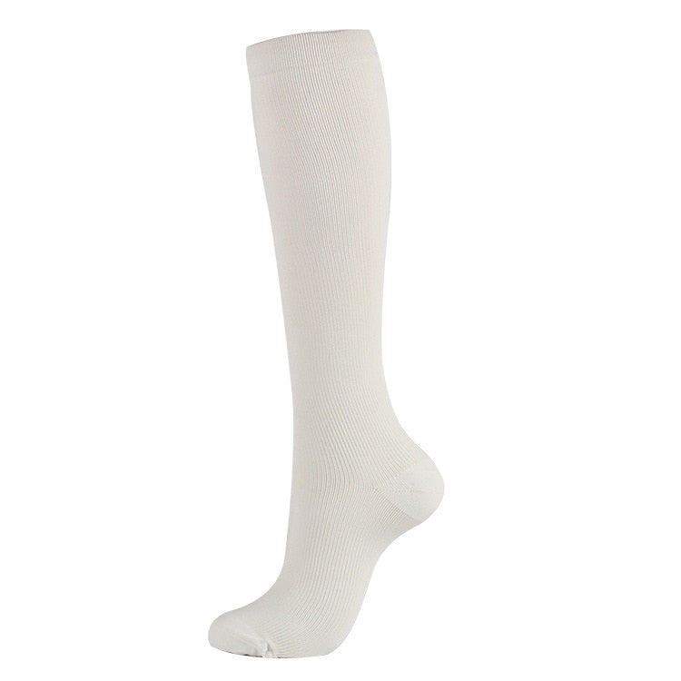 Lot de 2 Paires de Chaussettes de Compression Anti Varices