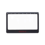 Mini loupe carte ultra-fine avec règle l 1 ACHETÉ = 1 OFFERTE