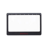 Mini loupe carte ultra-fine avec règle l 1 ACHETÉ = 1 OFFERTE