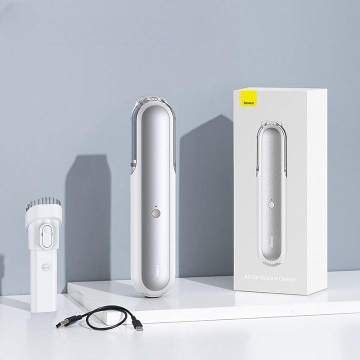 Compact cordless handheld vacuum cleaner
