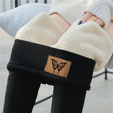 Legging en laine Polaire Femme pour Hiver
