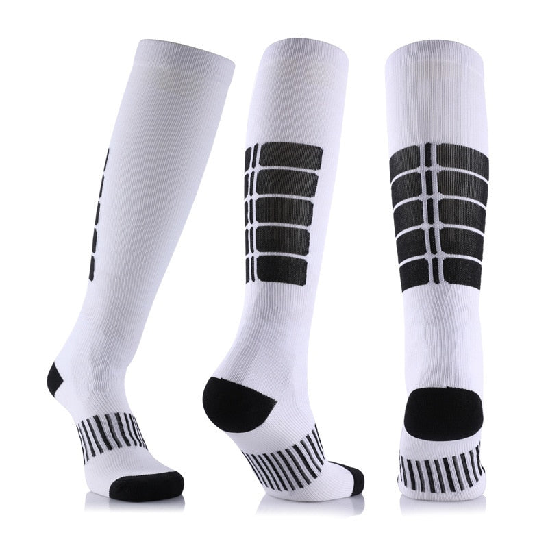 Lot de 2 Paires de Chaussettes de Compression Anti Varices