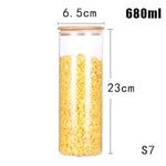 2x Bocaux de conservation en verre