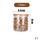 2x Bocaux de conservation en verre