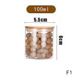 2x Bocaux de conservation en verre