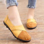 Mocassins orthopédiques en cuir pour femme