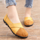 Mocassins orthopédiques en cuir pour femme