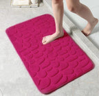 Alfombrilla de baño de adoquines ultra absorbente