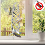 3x Répulsif Innovant à Oiseaux en Miroir - Spirale Rotative