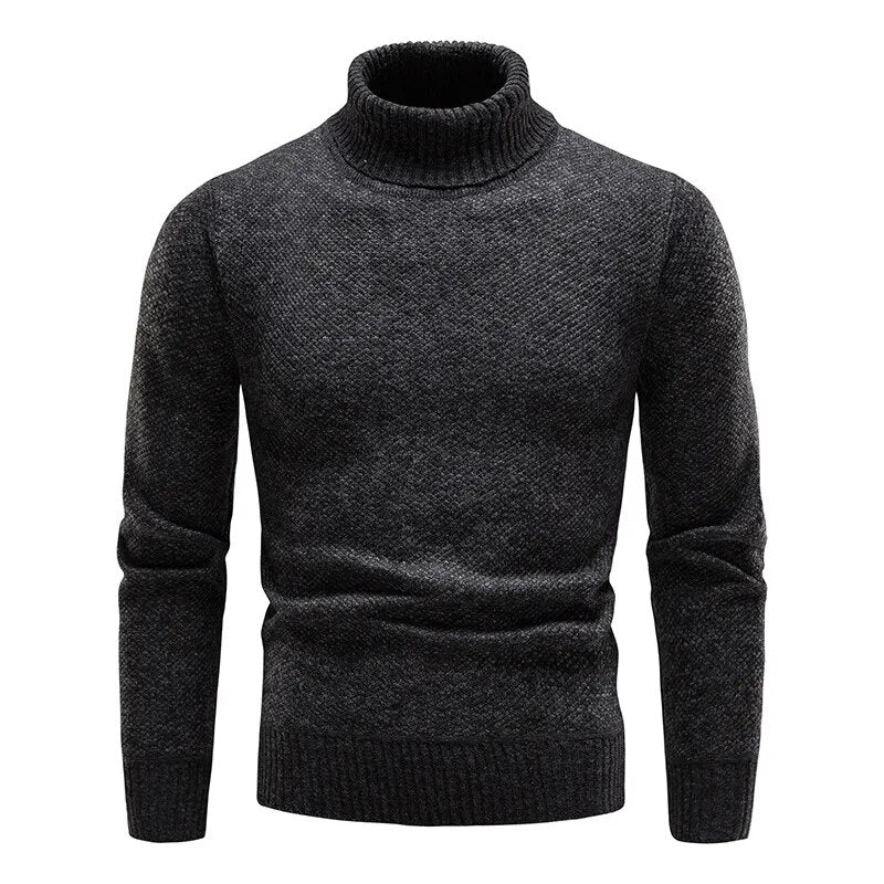 Pull col roulé élégant pour homme