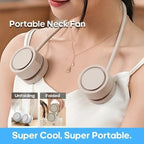 ULTRA COMPACT Portable Neck Fan - Retractable System