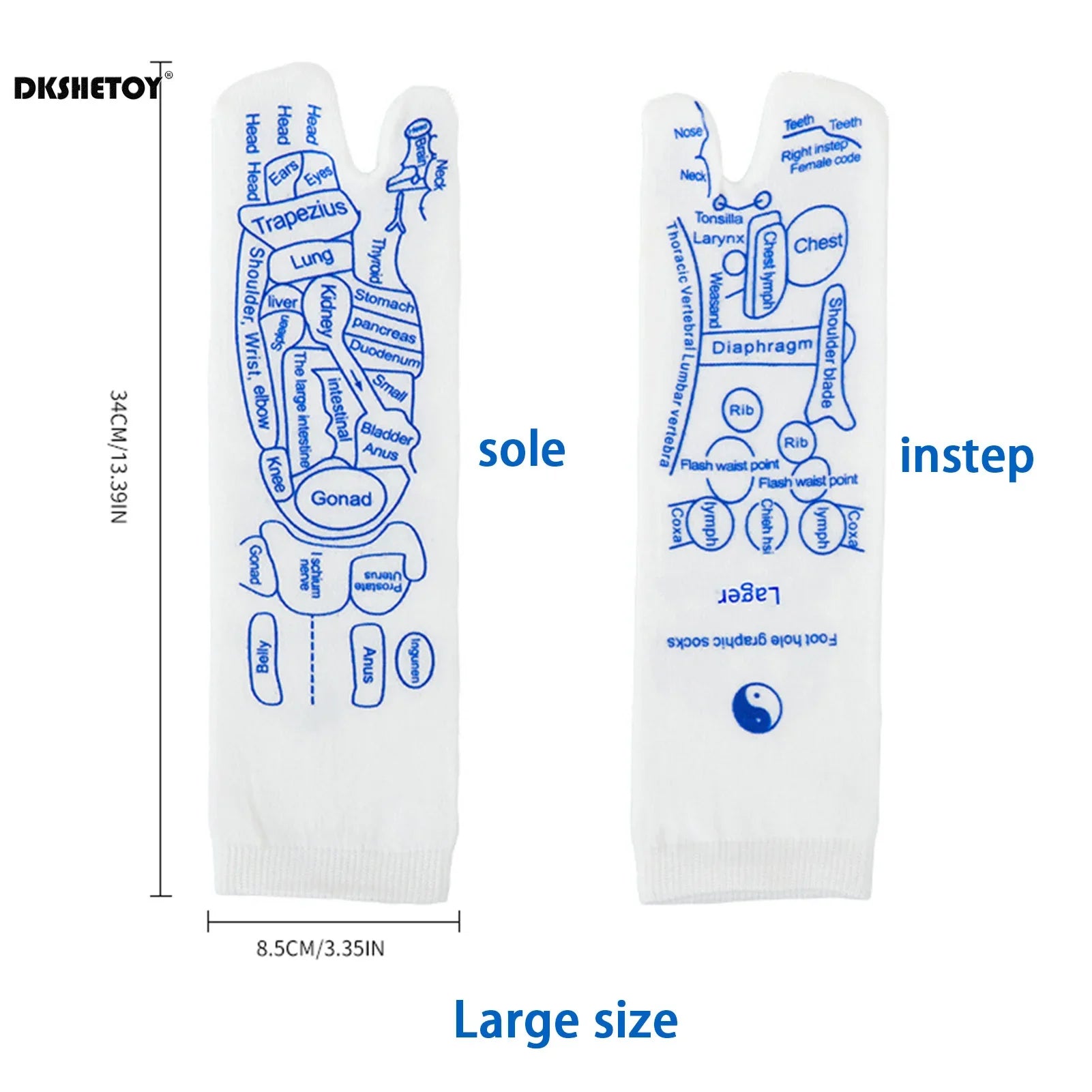 Chaussettes de Réflexologie Plantaire - Accessoires OFFERTS