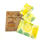 BEE WRAP - Lot de 3 Films alimentaires réutilisables