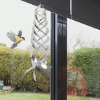 3x Répulsif Innovant à Oiseaux en Miroir - Spirale Rotative