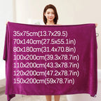 Serviette de Bain en Microfibre Super Épaisse & Absorbante à Séchage Rapide