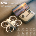 Drone V66 avec Double Caméra 4K & Zoom 50x