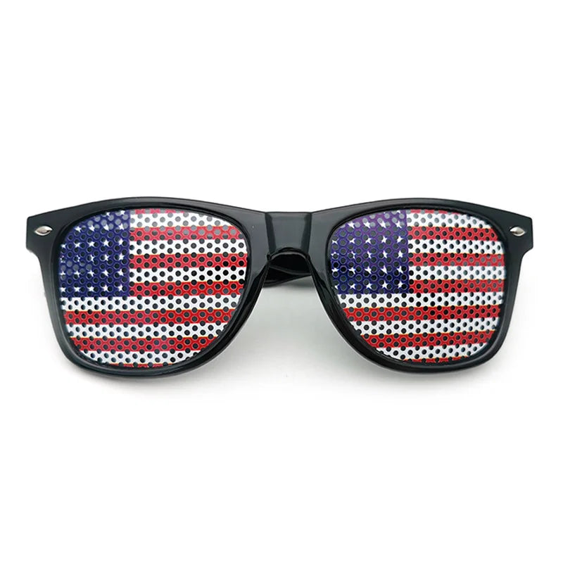 Lunettes de Soleil Unisexes avec Drapeaux Coupe du Monde – Accessoire Festif et Sportif
