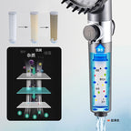 Pommeau de douche haute pression 3 modes - Système filtrant + 20 filtres OFFERTS