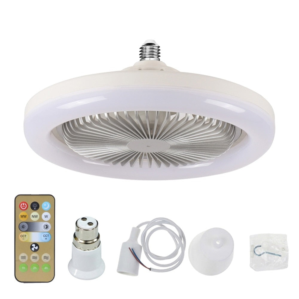 Ventilateur de Plafond Moderne à LED