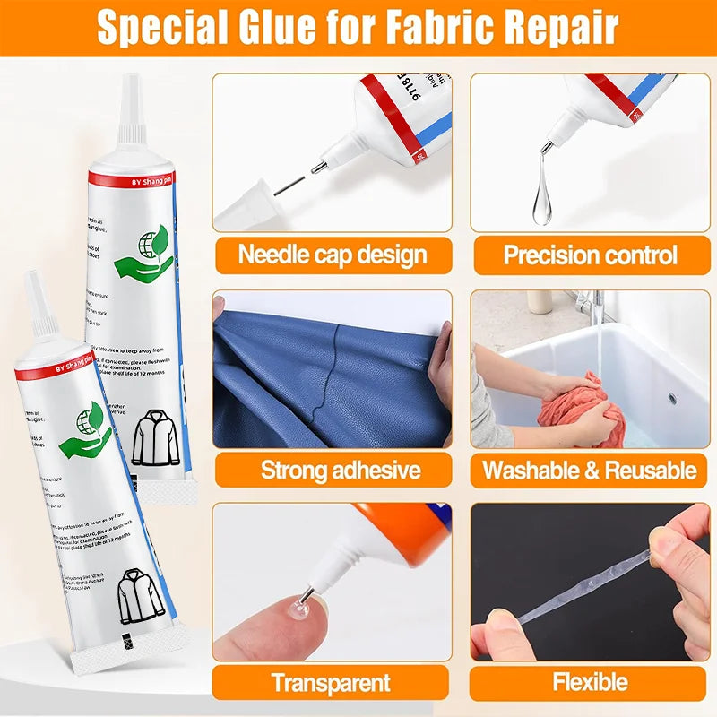 Colle pour Tissu et Textile à Séchage rapide 60ml