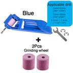 Bleu 3pcs pierres de ponçage
