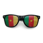 Lunettes de Soleil Unisexes avec Drapeaux Coupe du Monde – Accessoire Festif et Sportif