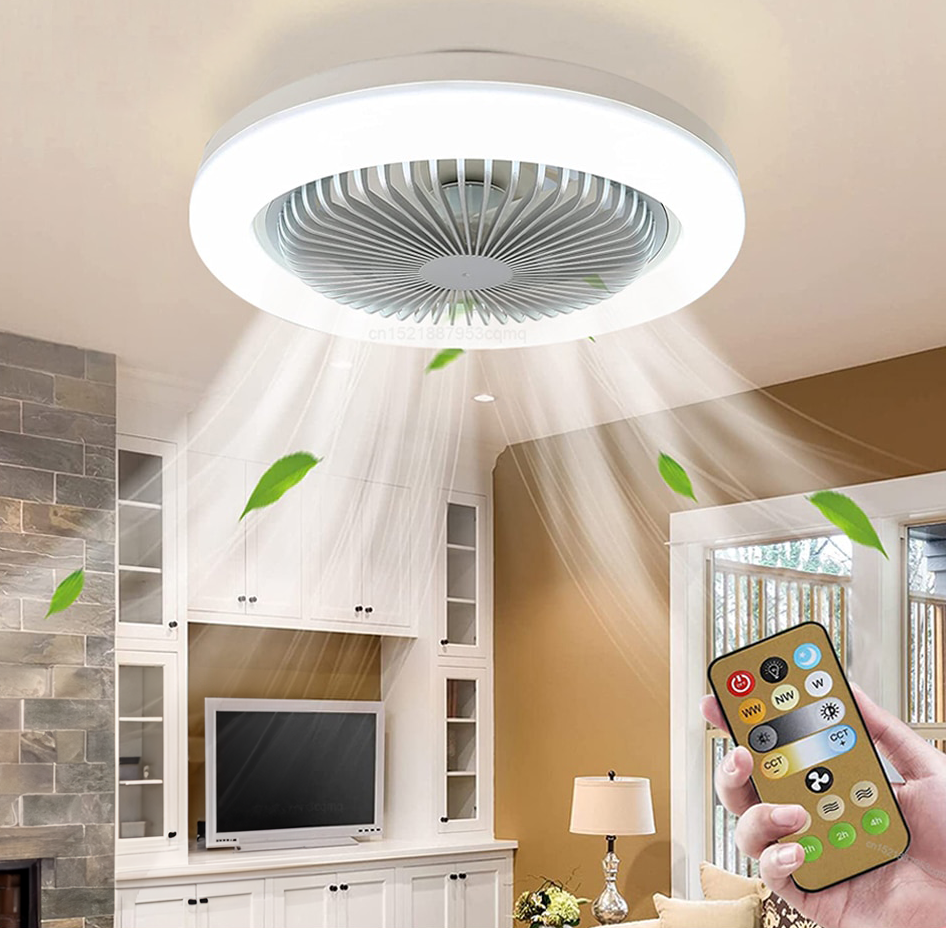 Ventilateur de Plafond Moderne à LED