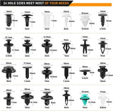 Kit de clips de fixation 680 pièces + outils