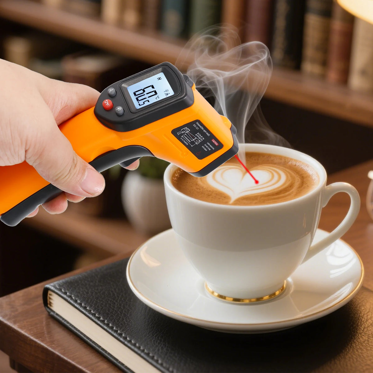 Thermomètre Laser Infrarouge Numérique Sans Contact à Mesure de -50 à 400 °C – Cuisine & Industrie