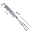 3x Couteau à beurre multifonctions 3 en 1 en Inox + 1 Couteau OFFERT