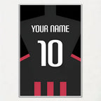 Affiche Maillot de Football avec Nom – Cadeau Idéal pour Supporters