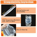 Lot de 12 Couvercles en silicone extensible