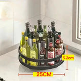 Rangement d'angle rotatif multicouche pour cuisine
