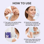 Bain de Bouche Blanchissements Dents à la Menthe – Soin et Nettoyage des Dents et Gencives