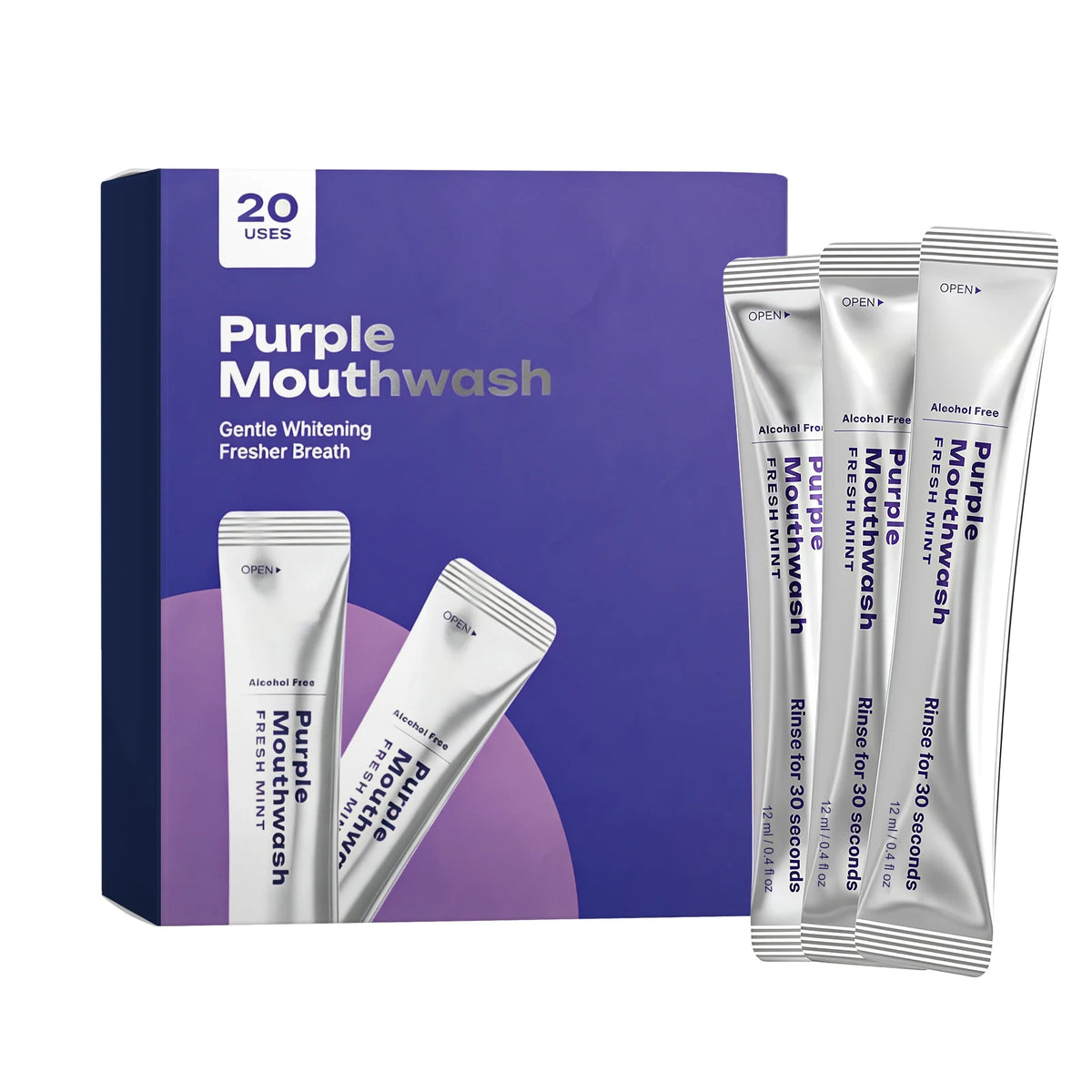 Bain de Bouche Blanchissements Dents à la Menthe – Soin et Nettoyage des Dents et Gencives