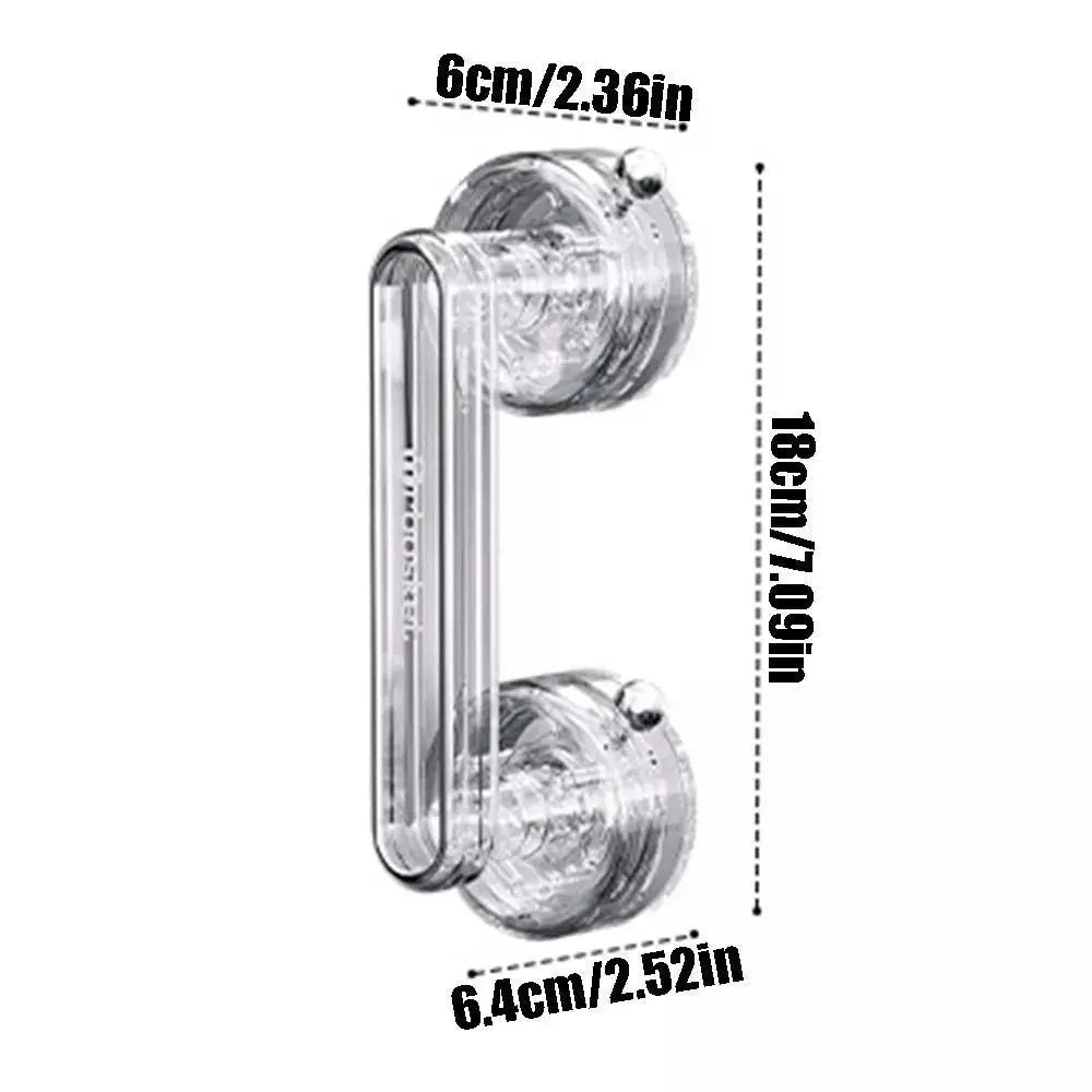 Poignée de Porte à Ventouse pour Porte Coulissante – Sans Perçage, Imperméable & Facile à Installer – Placard, Armoire & Salle de Bain