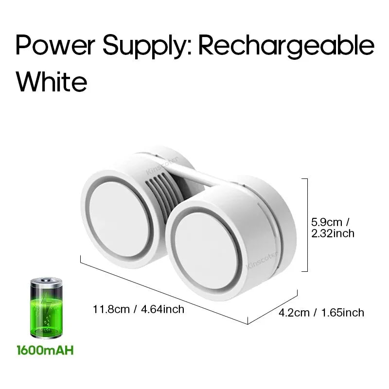 ULTRA COMPACT Portable Neck Fan - Retractable System