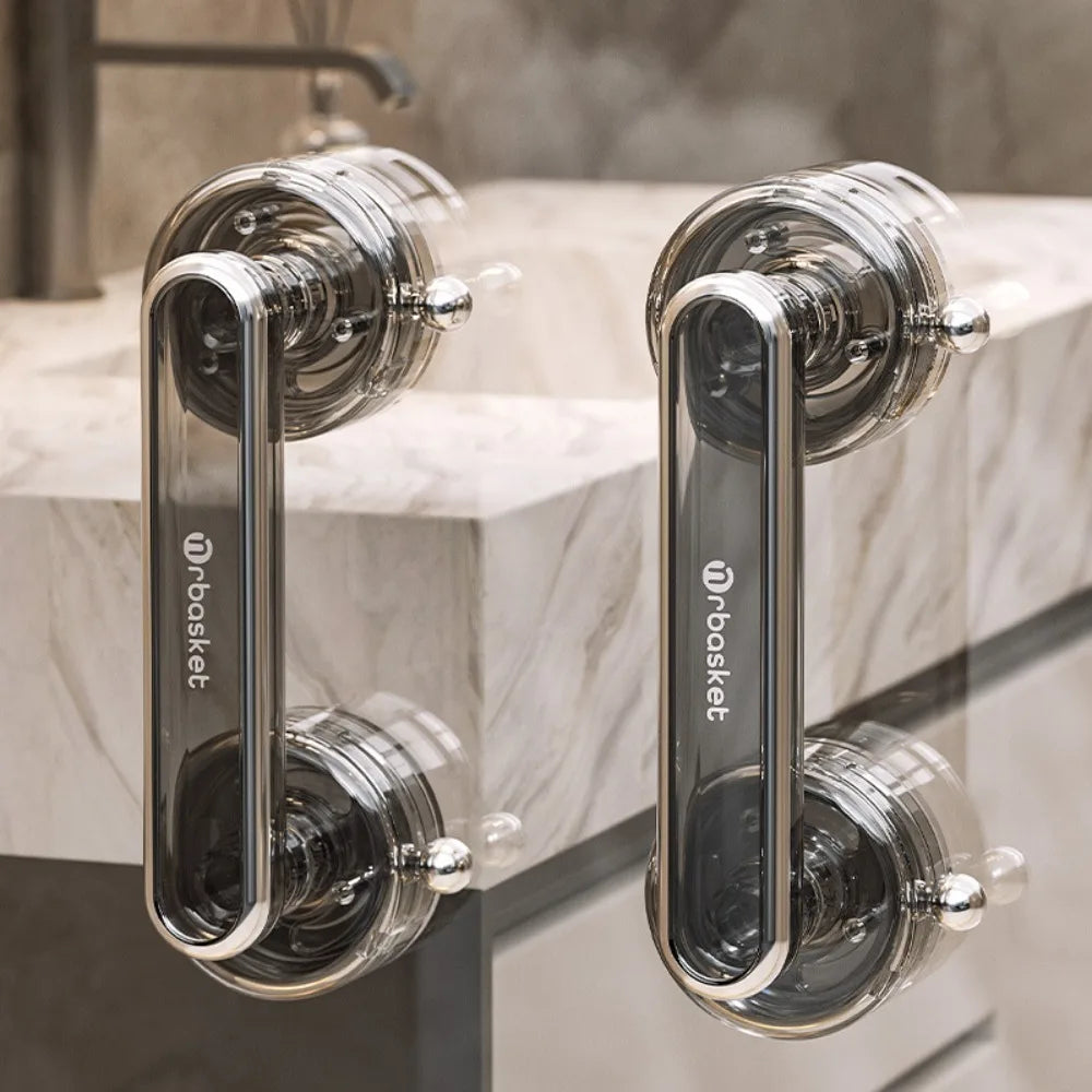 Poignée de Porte à Ventouse pour Porte Coulissante – Sans Perçage, Imperméable & Facile à Installer – Placard, Armoire & Salle de Bain