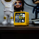Mini horloge avec station météo intégrée